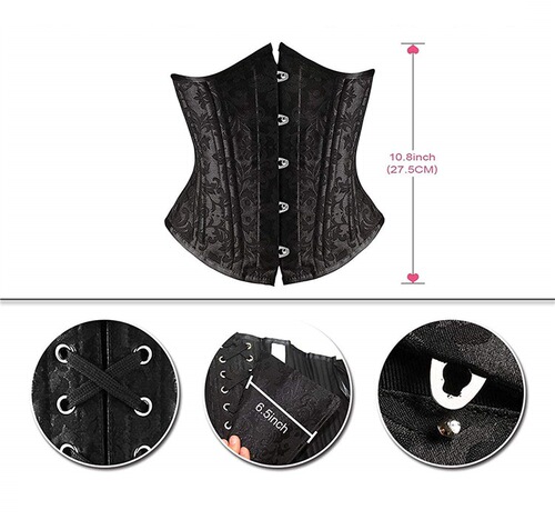 European and American palace Amazon AliExpress wish cross-border supply double steel bone girdle waist clip body shaping clothing supports drop shipping