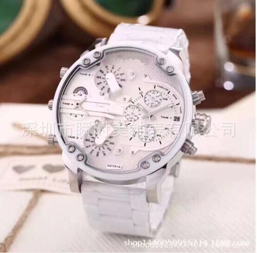 AliExpress DZ7370 Red Big Dial Men's Personality Fashion Watch for Export