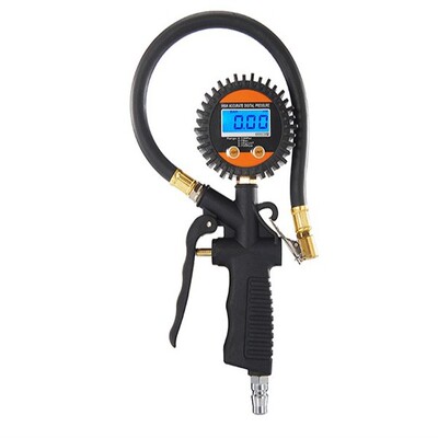 气压表 胎压表 加气枪 数显高精度 数字电子胎压表 车轮胎充气表|ru