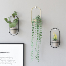 创意家居墙饰服装店铺墙上装饰品北欧仿真植物客厅墙面壁挂壁饰