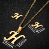 Pendant stainless steel with letters, necklace, chain, set, earrings, accessory, European style, wholesale