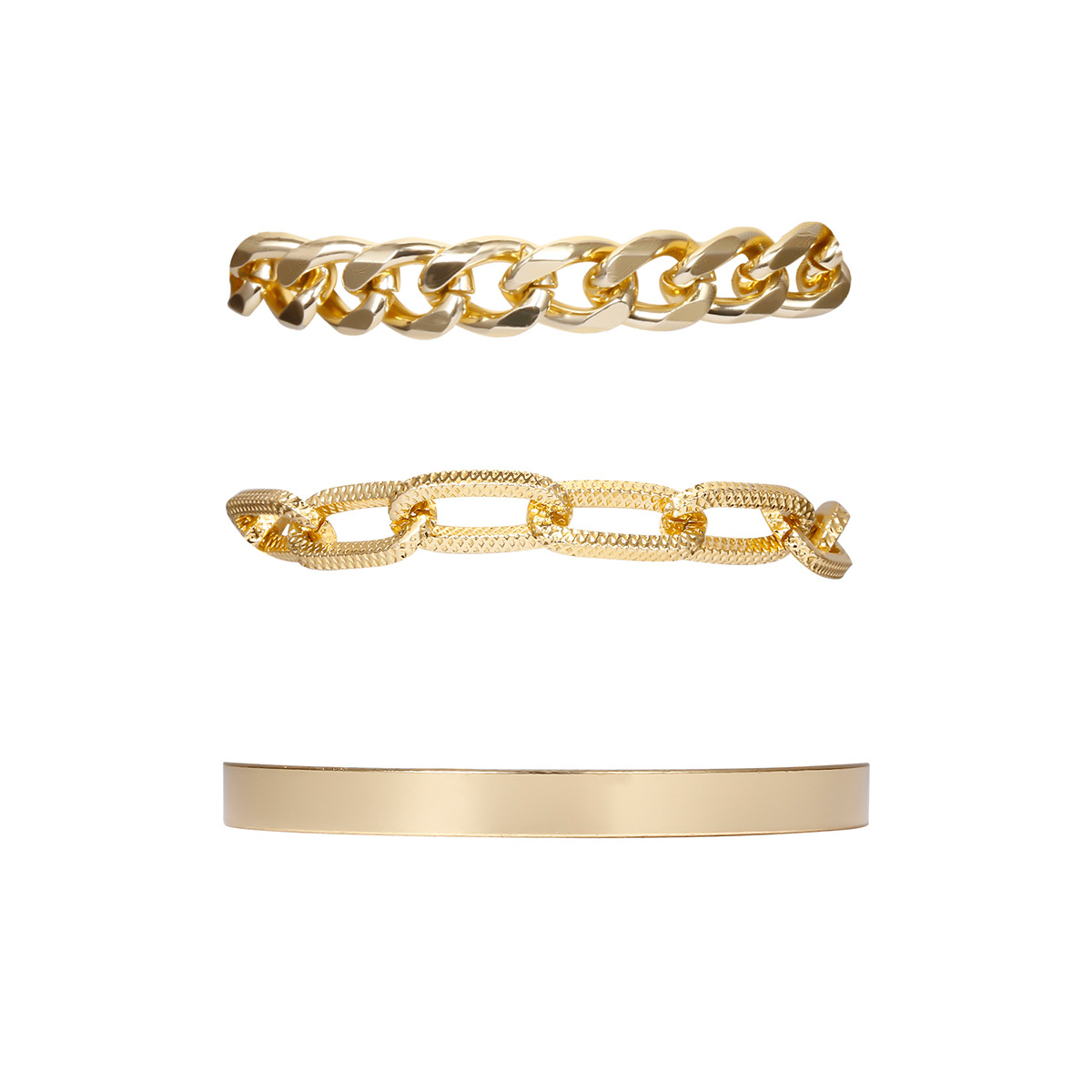 Jewelry Fashion Bracelet Set New Gold Chain Braceletpicture5