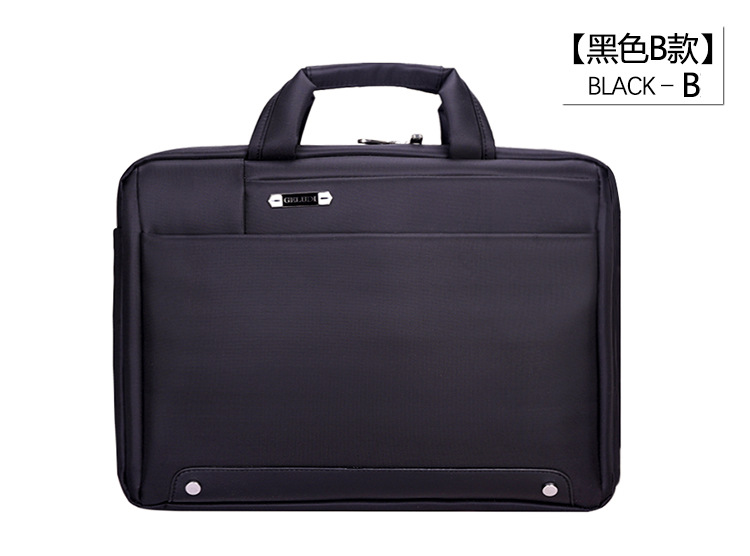 Factory direct cross-border large-capacity briefcase nylon leisure business style Computer Bag Men's shoulder handbag waterproof