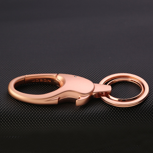 China Keychain New Creative Portable Bottle Opener Multifunctional Car Waist Hanging Alloy Metal Keychain