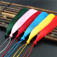 15cm thin wire fringe DIY tassel bag hook decoration car ornament craft accessory long fringe earring