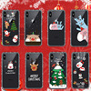 apply iPhone11 Mobile phone shell Christmas Mobile phone shell XR Cartoon tpu Fall Protective sleeve 8 All inclusive Coloured drawing Soft shell