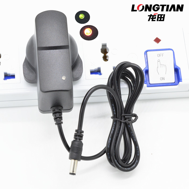 发热腰带发热护膝发热服英规12.6V1A锂电池充电器