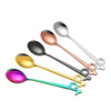 Spoon stainless steel, coffee tableware, mixing stick, wholesale