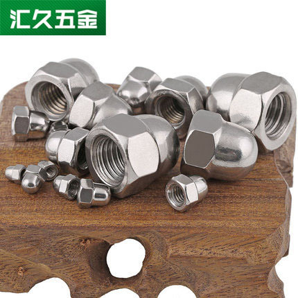 304不锈钢盖型螺母螺帽装饰螺丝帽盖帽圆球头盖形螺母厂家直销