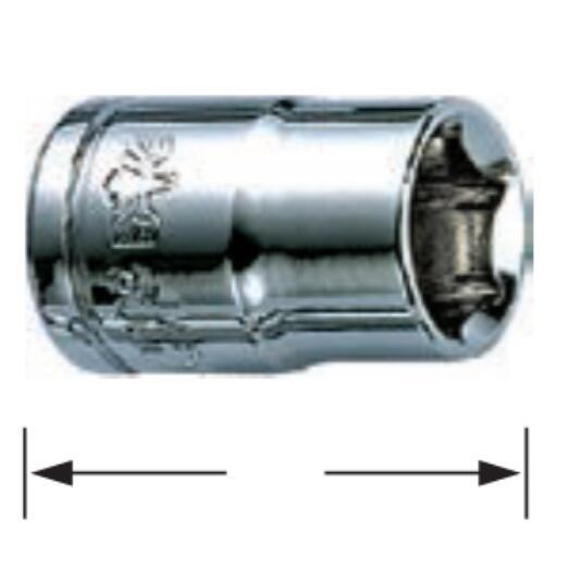 公制六角加长套筒,1/4″/4mm/鹰之印