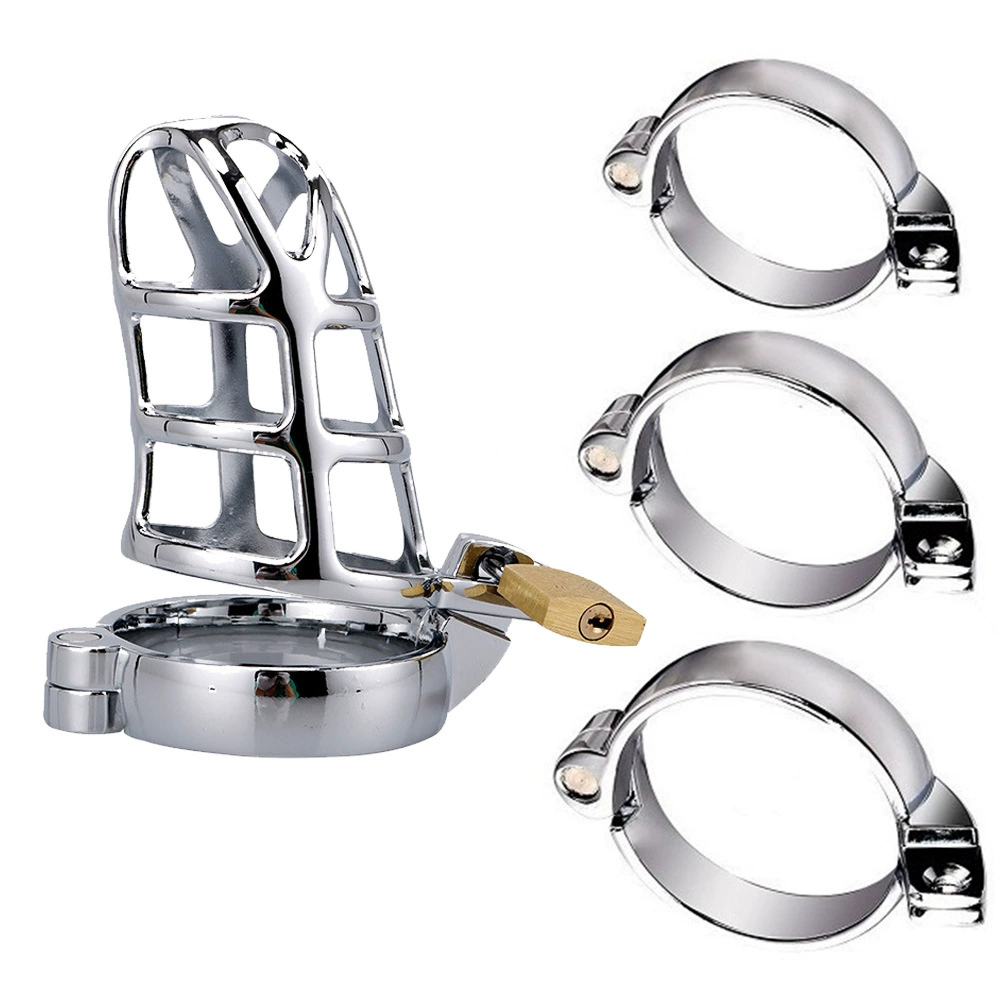 LHDCB-1 adult products men's equipment CB chastity lock bird cage imprisonment JJ ​​lock grid chastity lock sm toy