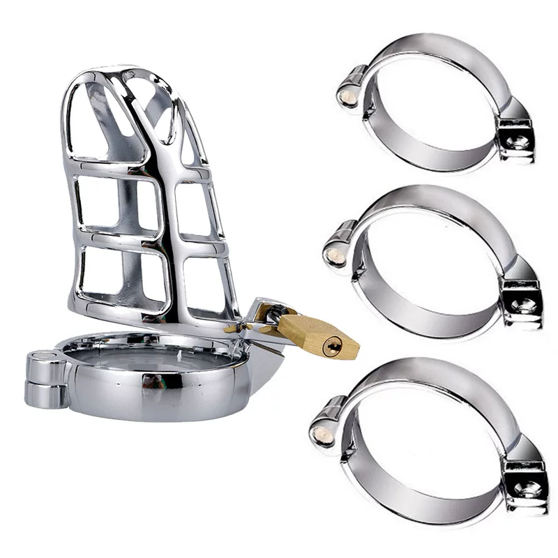 LHDCB-1 adult products men's equipment CB chastity lock bird cage imprisonment JJ ​​lock grid chastity lock sm toy