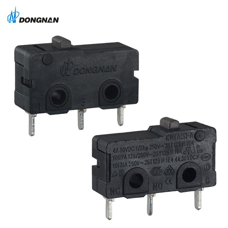 厂家供应KW4A(S)系列微动开关欧美认证行程开关常开限位开关