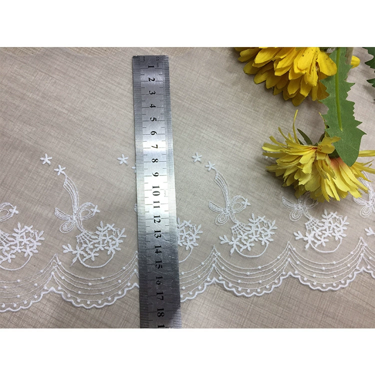 Прямая поставка пряжа-сеть юбка из кружевной вышивки наполнители DIY одежда декоративные материалы занавеска ширина 17 см