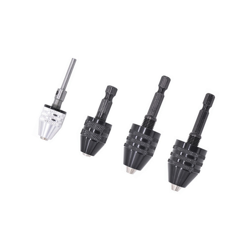 Hexagonal handle three-jaw chuck 0.3-8.0mm mini twist drill bit conversion tool electric grinder small chuck accessories