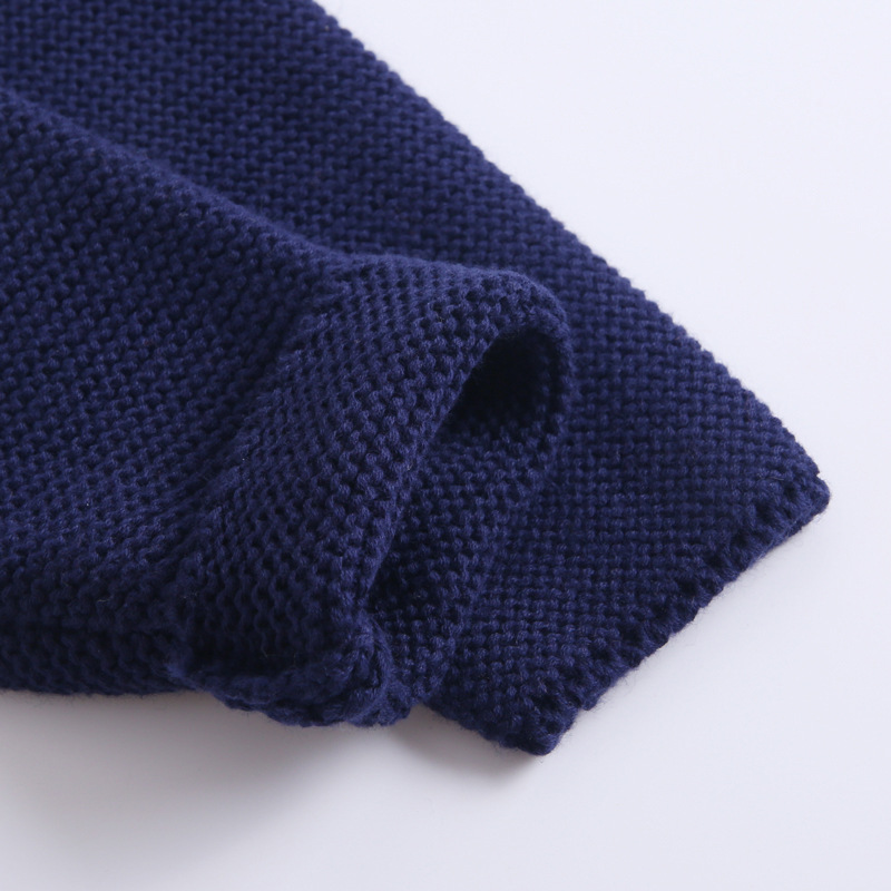 2024 Autunno Neonati Bambini Abbigliamento Maglia Filato di Cotone Maschio e Femmina Bambino Lanterna Pantaloncini Manica Lunga Cardigan Due_voghion.com