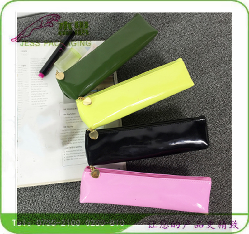 设计新款小清新笔袋手提皮包拉链包文具收纳包量大从优