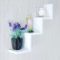 W-type creative shelf divider storage rack decoration rack wall-mounted wall shelf bracket divider bookshelf