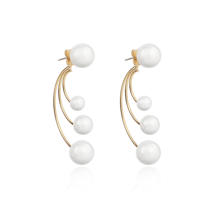 Boucles D&#39;oreilles De Style Bohème À Perles Multicouches En Cuivre display picture 11