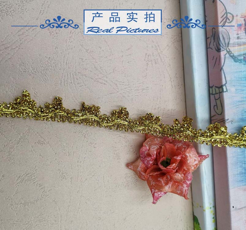 金银三朵花花边12