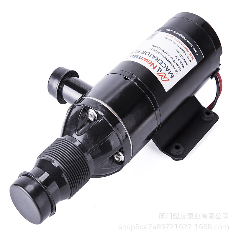 厂家直销畅销款12V/24V小型污水泵量大优惠房车游艇捣碎排污泵