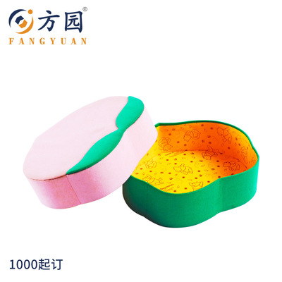 high-grade Fabric art Pink lid Cosmetic box Guohe Manufactor Customizable wholesale Jewelry Box