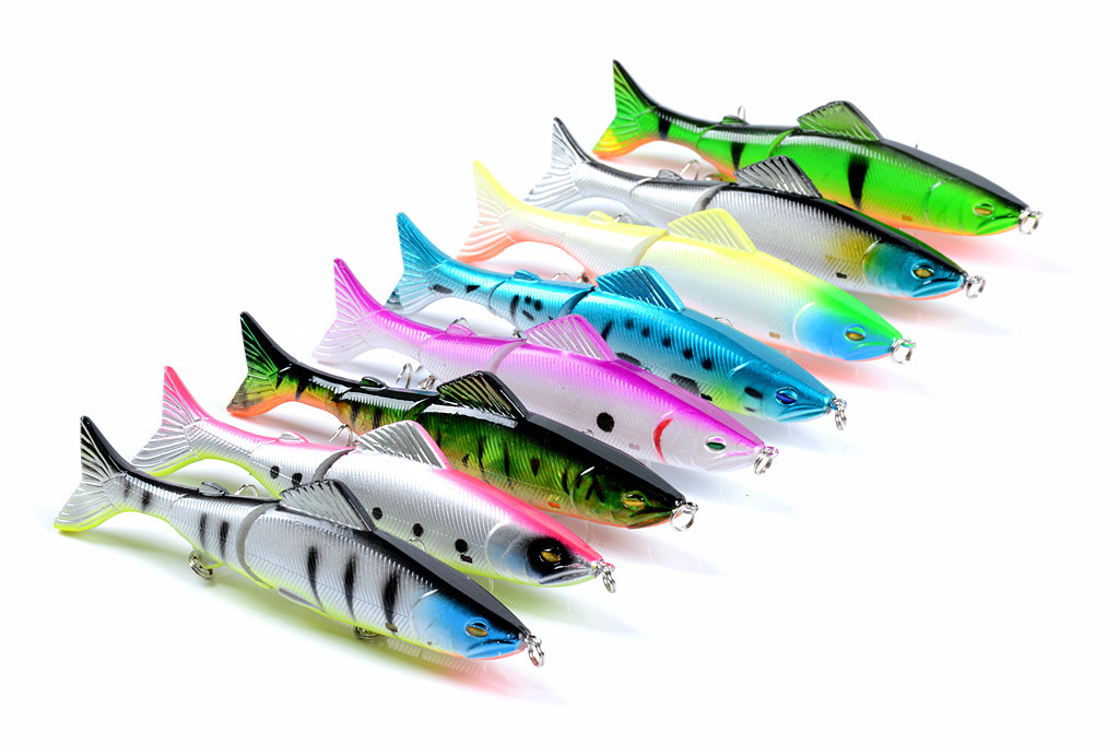 Multi Jointed Fishing Lures Hard Swibaits Fresh Water Bass Swimbait Tackle Gear