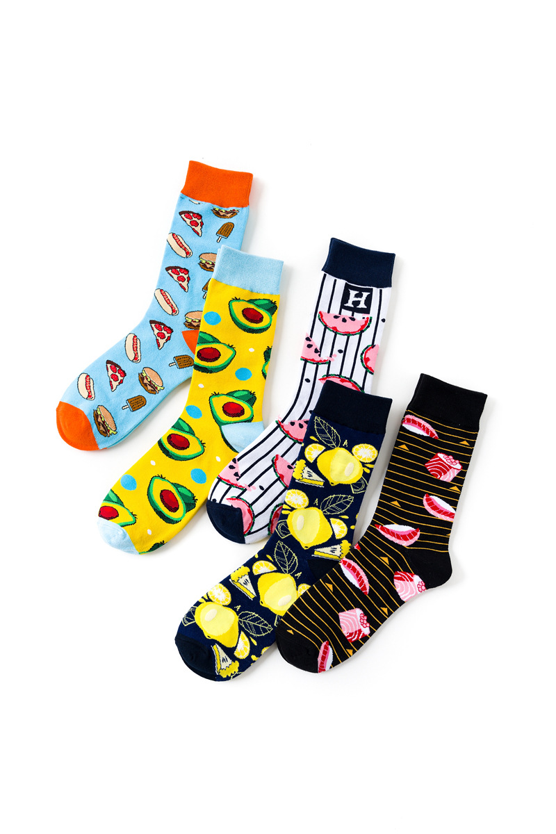 Unisex Casual Streetwear Fruit Nylon Cotton Crew Socks A Pair display picture 4