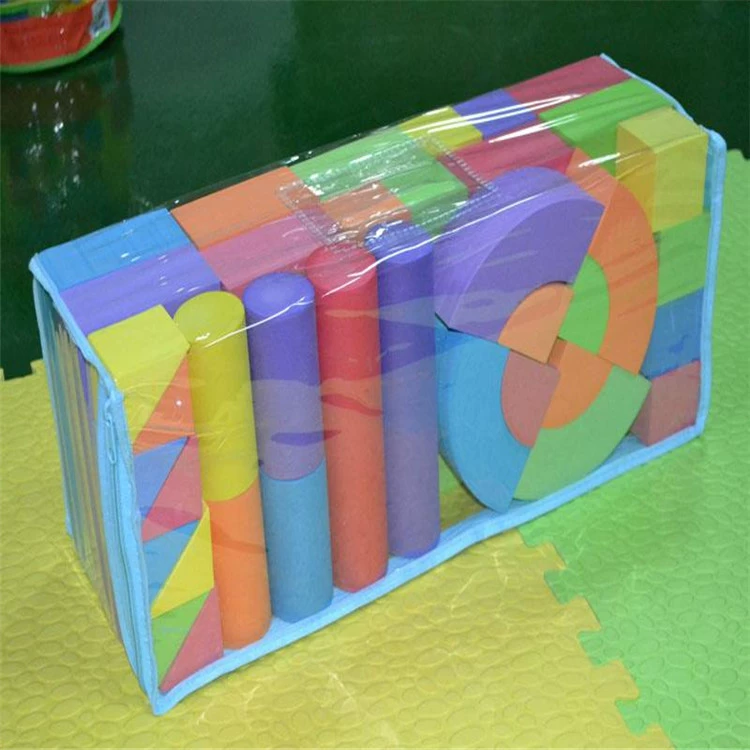 Детские пенопластовые строительные блоки кирпичи крупные частицы большие EVA Мягкая губка детский сад детские развивающие игрушки