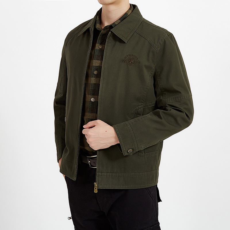9919 chaqueta transfronteriza para hombre algodón suelto papá desgaste 40-50 años chaqueta para hombre chaqueta casual para hombre