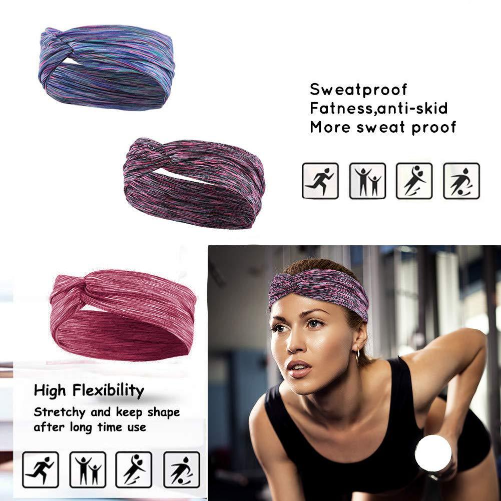~子甄彣璟~B57-交叉頭帶 吸汗 止汗 頭帶 運動汗帶 束髮圈 髮帶 毛巾 髮帶 頭巾 跑步 慢跑 瑜珈 健身 運動頭