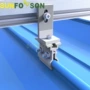 固定安装瓦楞铝合金夹具