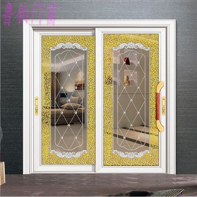 佛山铝合金极窄推拉门 厨房断桥移门阳台玻璃隔断门窗定制