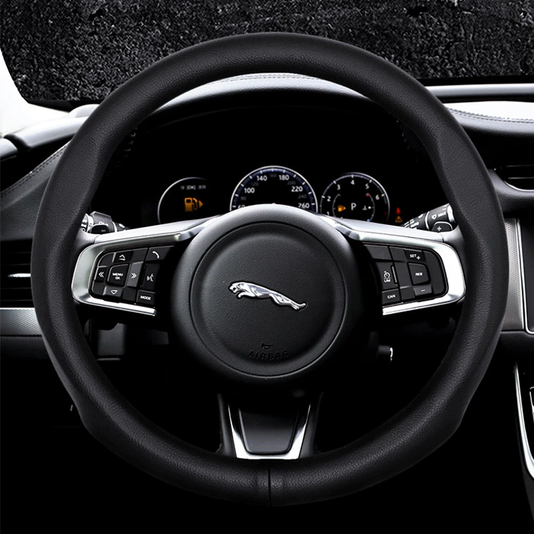 Кожаная накидка на рулевое колесо Jaguar XFXJLXFLXEF-TYPEF-PACE модифицированная специальная спортивная рукоять рулевого колеса гоночного уровня