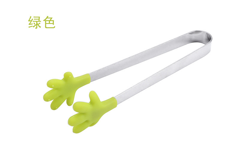 Creative silicone small food tongs