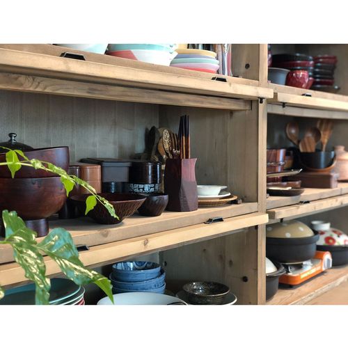 yfjy Yafu home-style wooden bowls and plates Japanese foreign trade cooking tableware trendy low-key wooden tableware