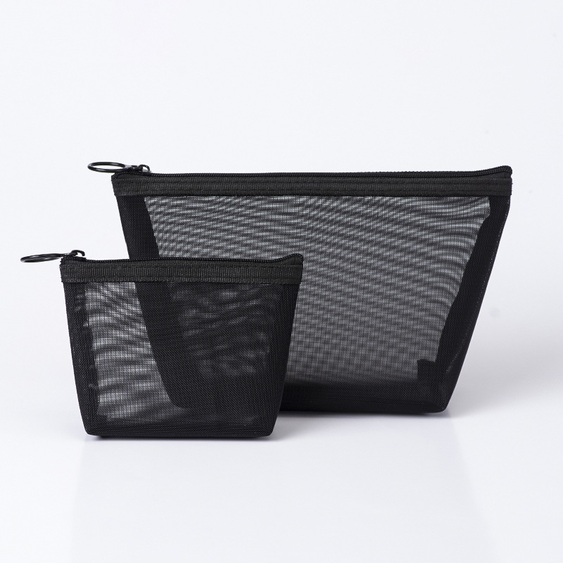 Nylon Mesh Solid Color Fashion Portable Storage Bag display picture 18