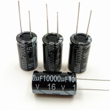 10000UF16V電源專用 環保105℃正品16v10000UF直插鋁電解電容廠家