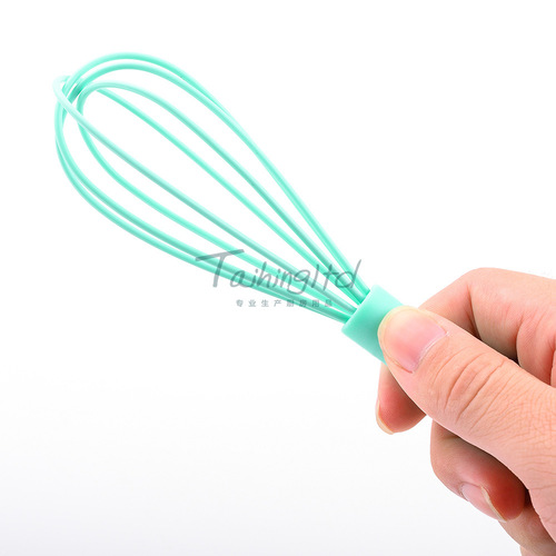 6-inch stainless steel silicone egg beater mini egg beater colorful egg beater mixer mini baking tools