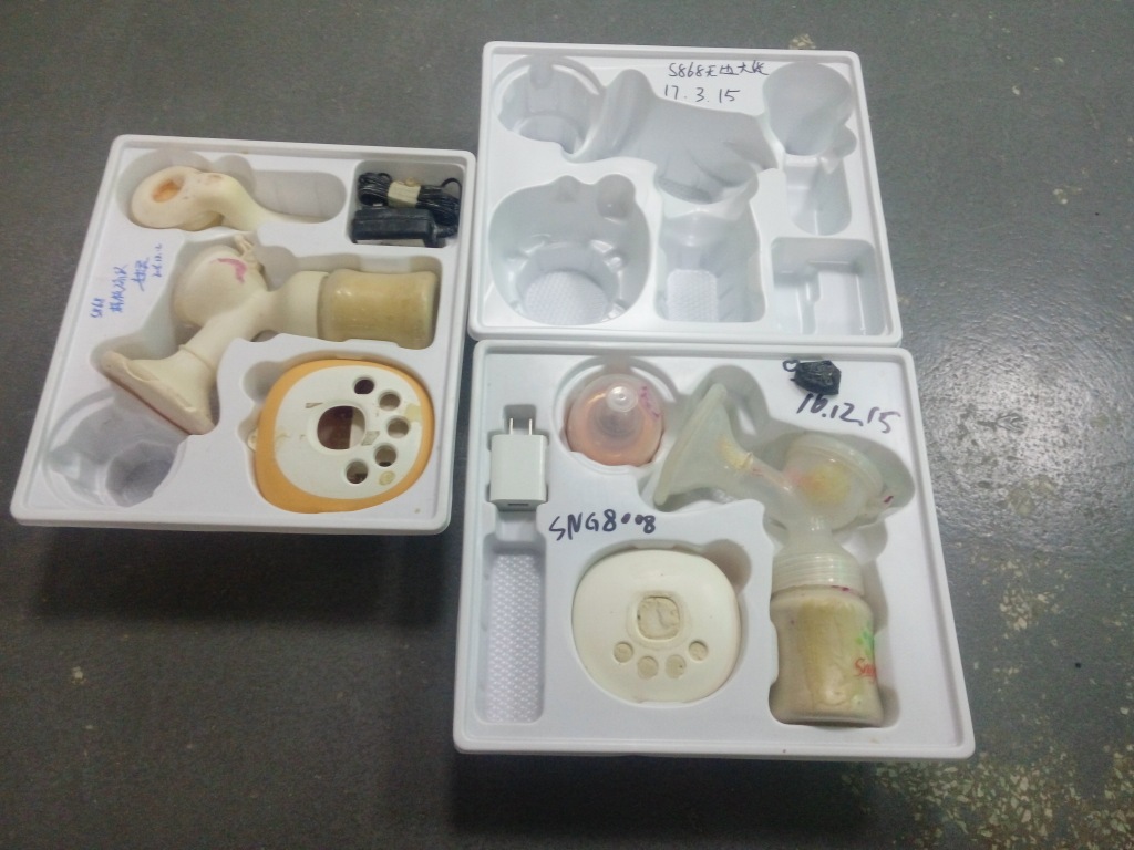 玩具类包装内衬托盘 透明白色黑色颜色片 植绒毛吸塑厂家