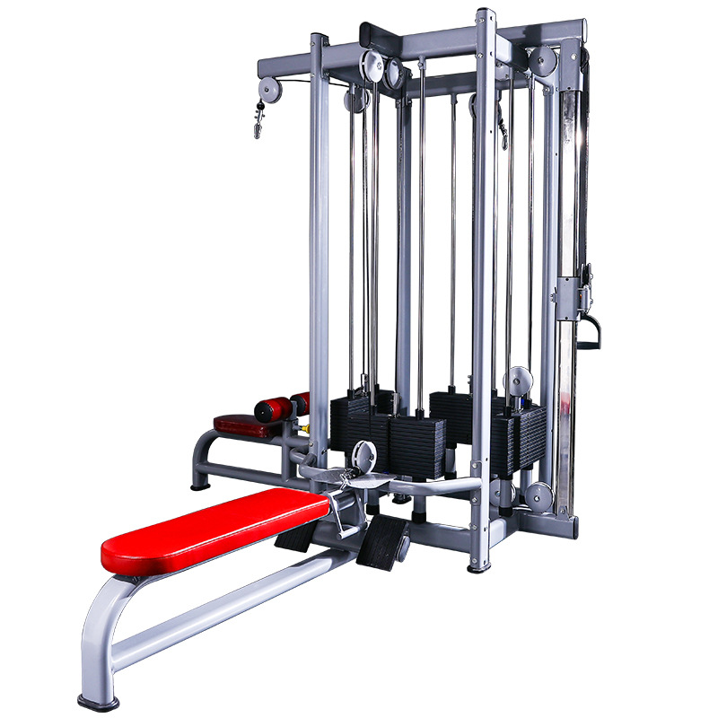 Equipo de fitness traje de entrenamiento multifuncional combinación de fuerza de cuatro personas equipo deportivo gimnasio en casa entrenador integral