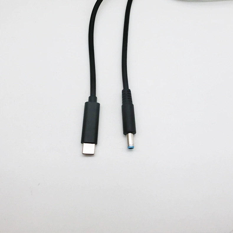pd inducer line applicable to HP small round port Dell 4.5*3.0 to Type-C laptop