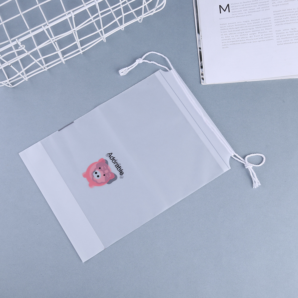 Toalla DE CARA bolsa de embalaje esmerilado bolsa de cordón calcetines ropa interior bolsa de cordón engrosada zapatos de viaje bolsa de almacenamiento colgante