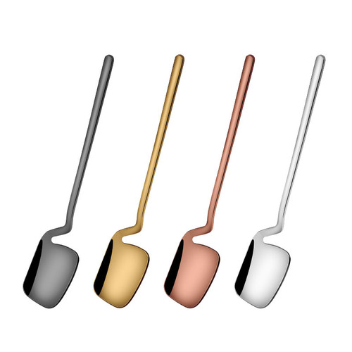 304 stainless steel coffee spoon fruit fork ice cream spoon spoon personalized creative mixing spoon new wall hanging spoon