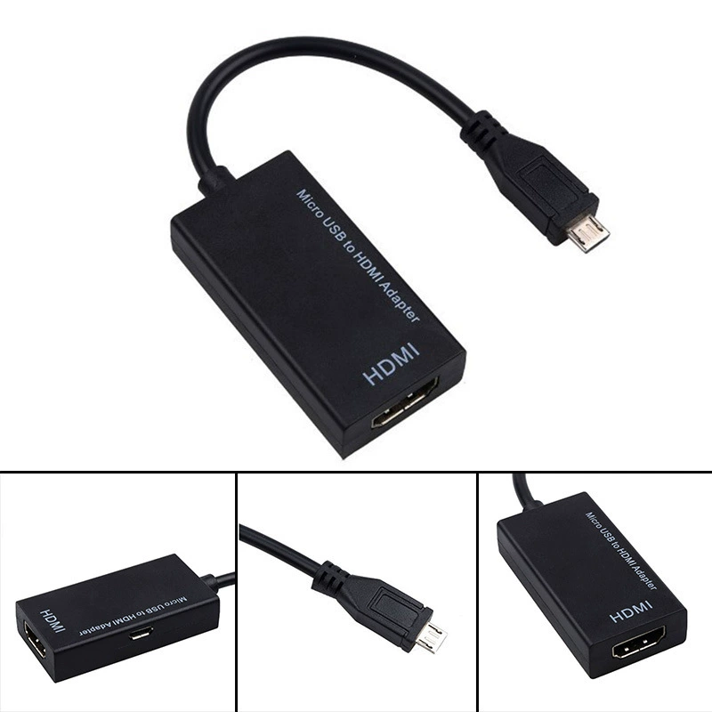 Micro USB на HDMI вращающаяся проводка 5pin Android телефон S2 на HDMI конвертер