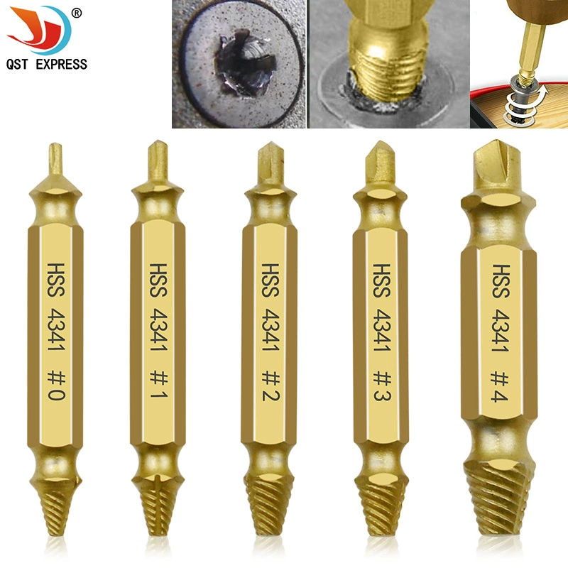 Инструмент для ремонта сломанной проволоки с титановым покрытием 4341, 5 костюмов, двуглавый винт, скользящий инструмент для удаления зубов