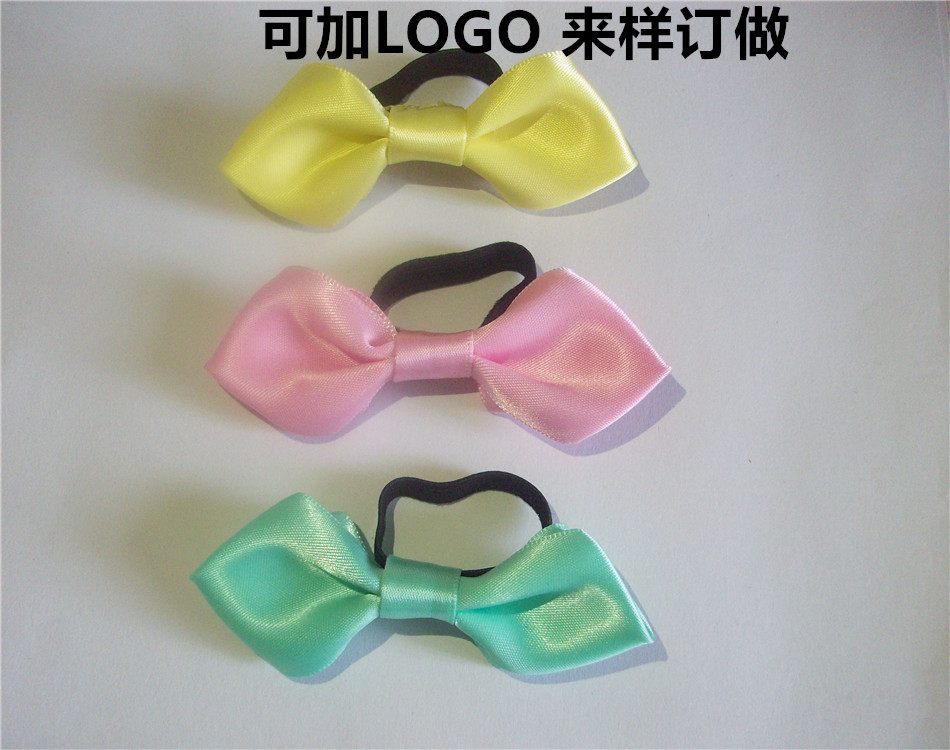 黄色粉红色绿色有橡皮筋酒瓶蝶结香水瓶蝴蝶结手工化妆品配件