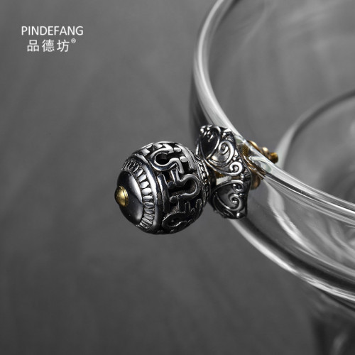 Tea Ceremony Accessories: Creative, High-Temperature-Resistant Handmade Glass Tea Strainer with Wide-Opening Design – Wholesale