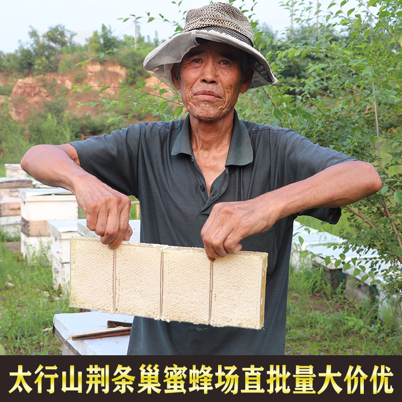 Hebei Vitex Hive honey Sange Honey comb Hive honey 500g source wholesale honey Acacia honey Soil honey