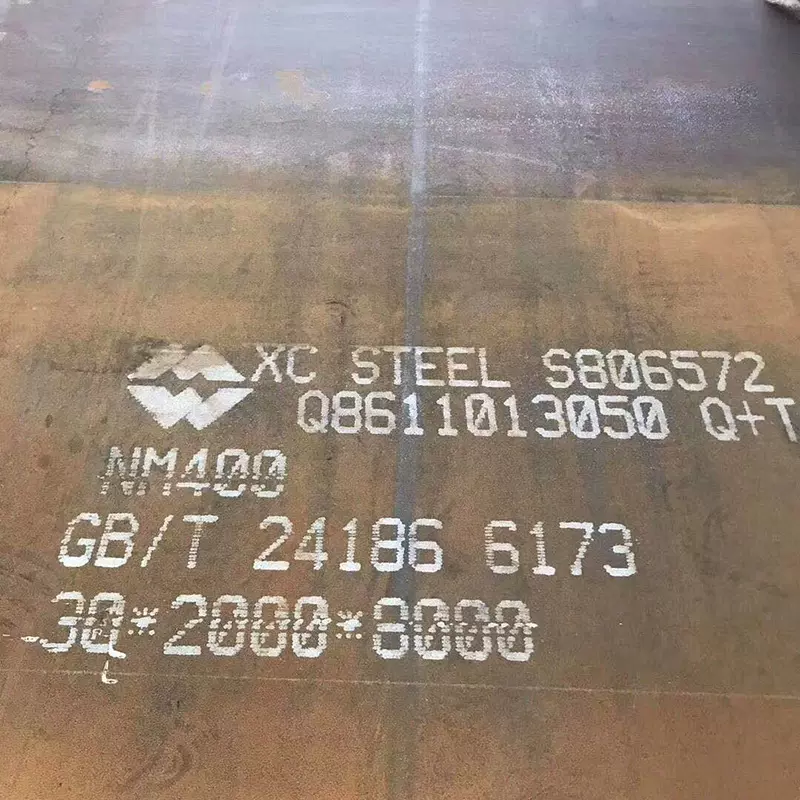 NM400耐磨板N M450钢板10mm煤粉输送管道用N M600中板